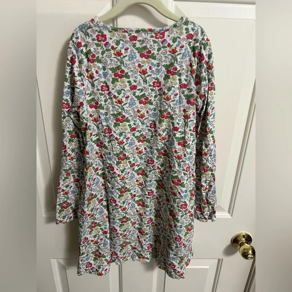 Mini Boden Ivory Autumn Raspberry Unicorn Applique DITSY Dress Size 8-9years - Picture 6 of 6